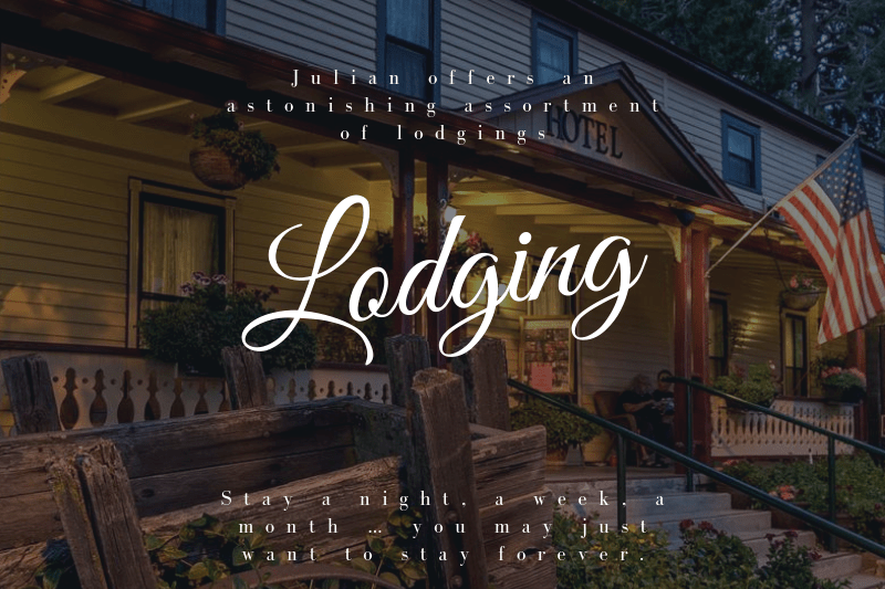 Visit Julian California Your Definitive Julian Resource