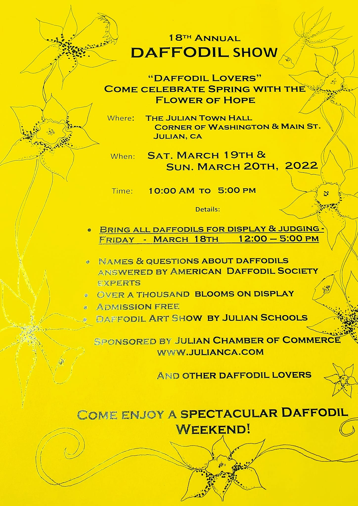 Julian Daffodil Show