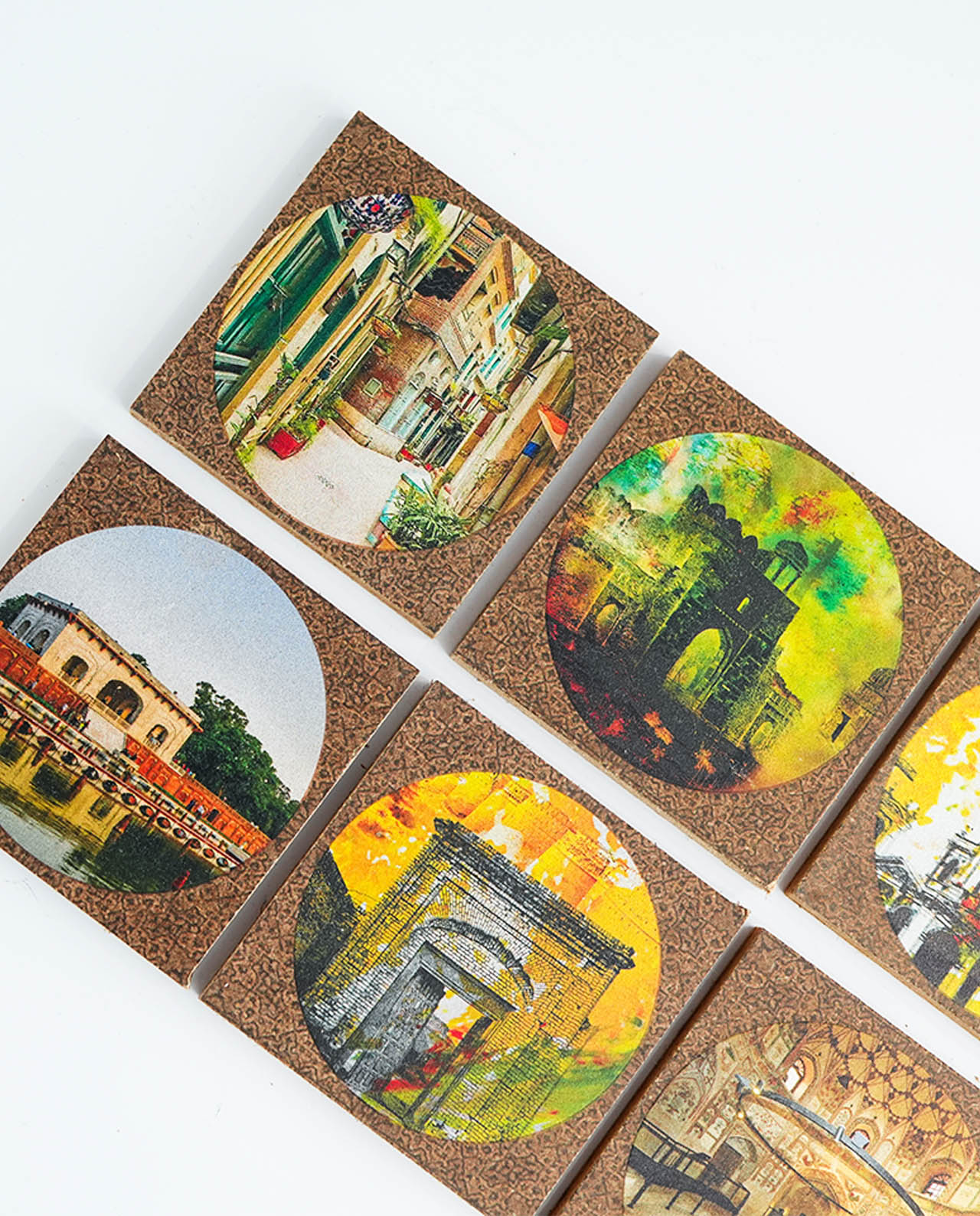 Lahore Set Of 6 Coasters Visit Lahore