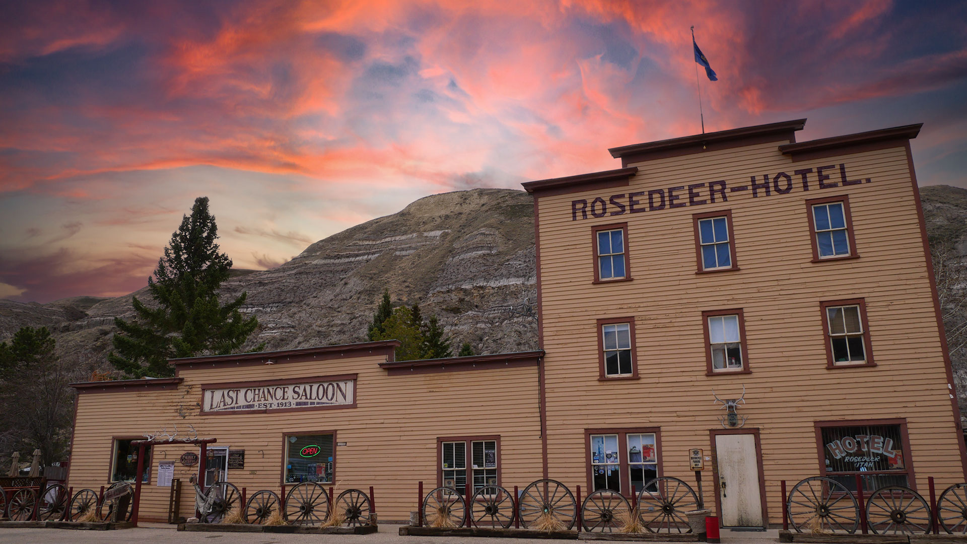 Images from the Last Chance Saloon Last Chance Saloon, Wayne, Alberta