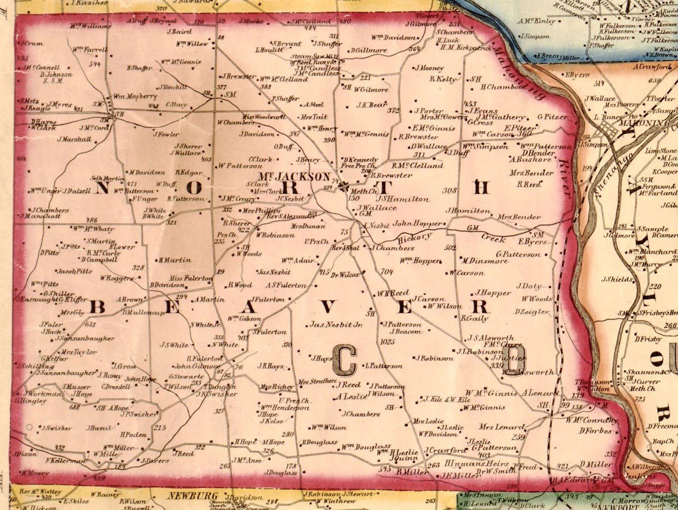 Map of ZIP Codes in Beaver Creek Township, Michigan