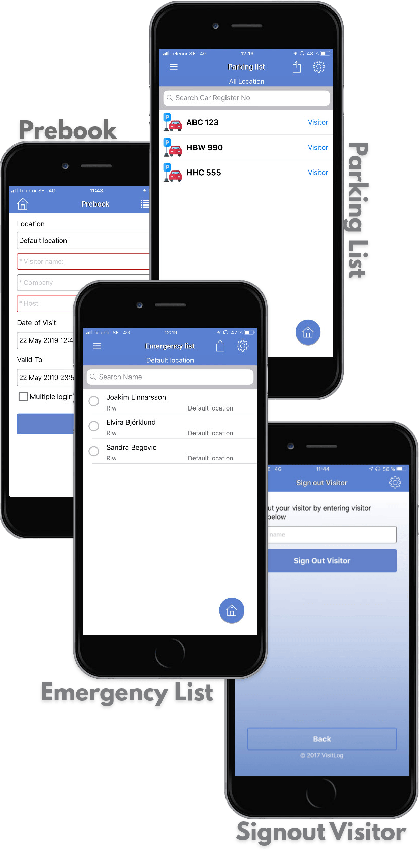 Visitor Registration System Visitor Registration kiosk