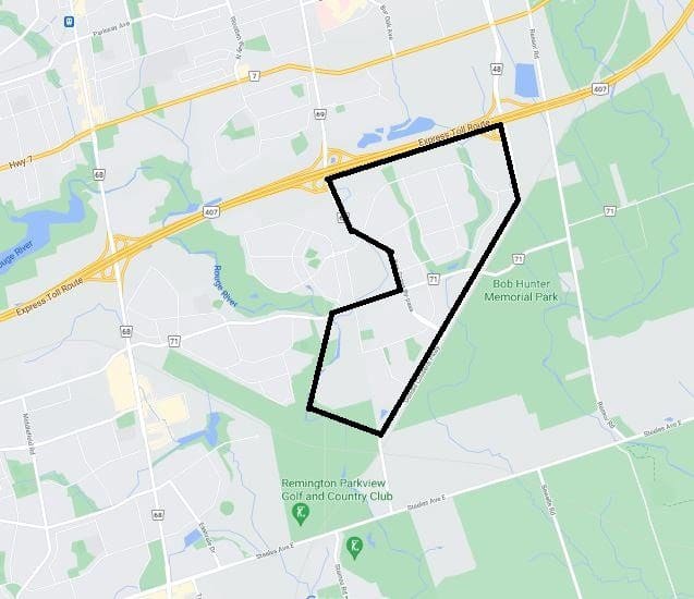 to the Neighbourhood Boxgrove Destination Markham