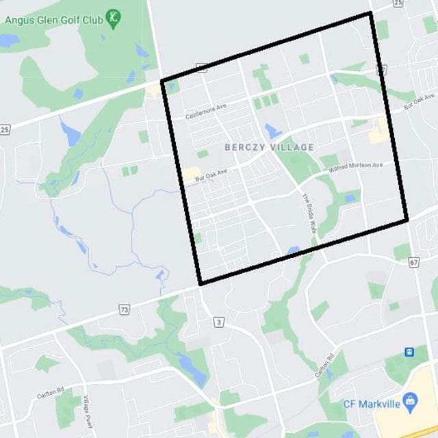 to the Neighbourhood Berczy Village Destination Markham