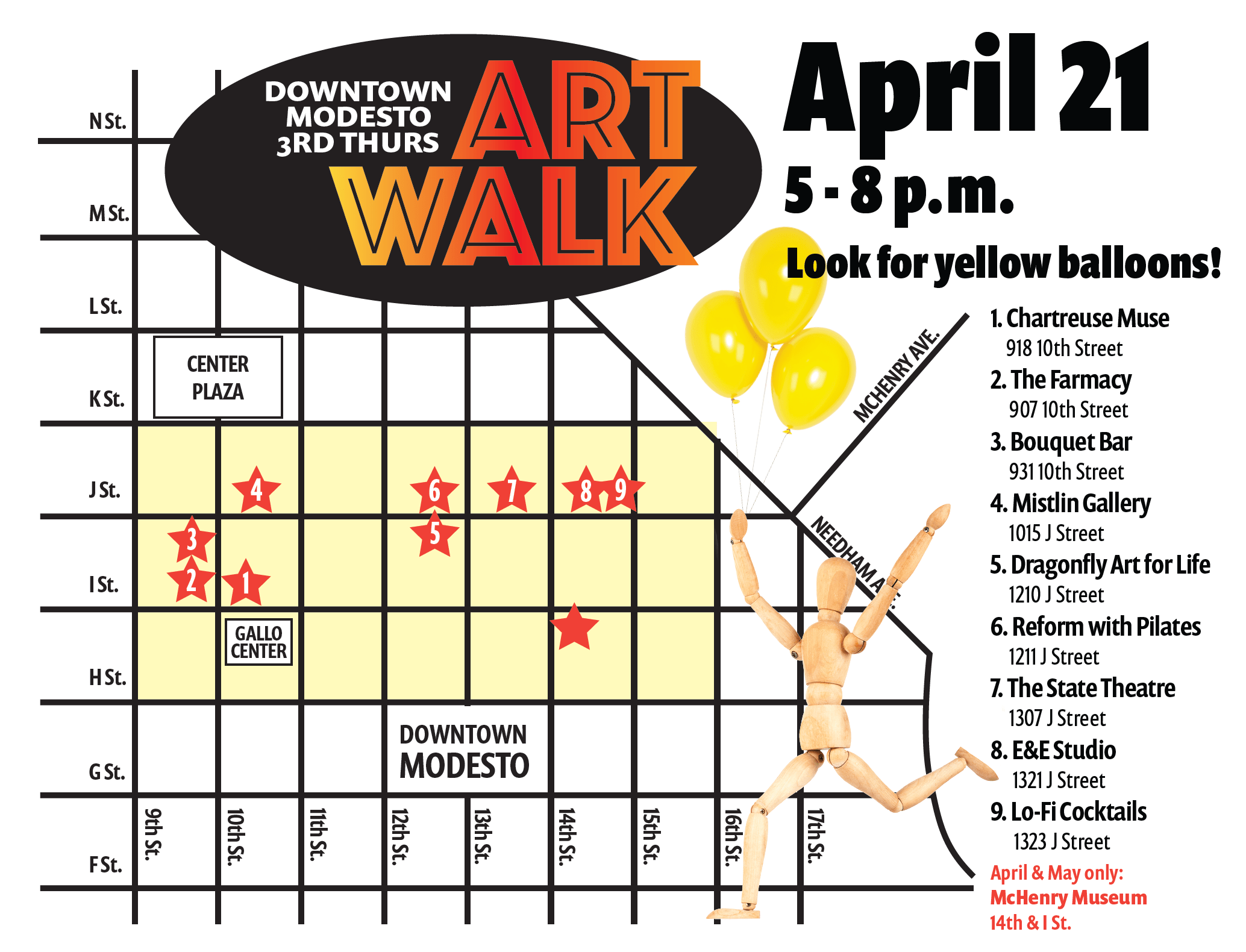 Art Walk Downtown Modesto Every 3rd Thursday Visit Modesto