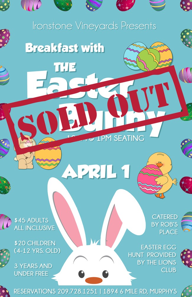 Annual Easter Egg Hunt at Ironstone Murphys, California