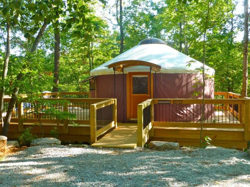 Wildwater Group Yurts Visit Oconee South Carolina