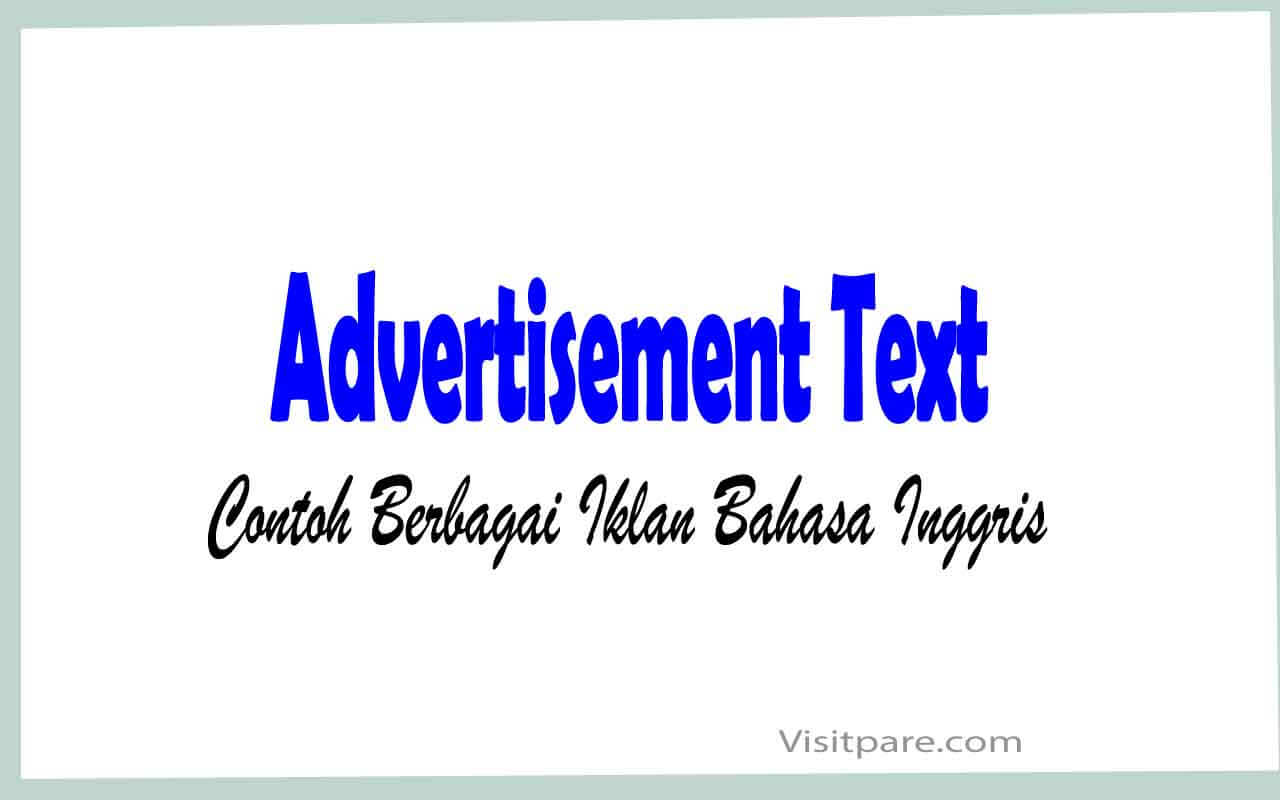 Read the text advertisement. Read the text advertisement