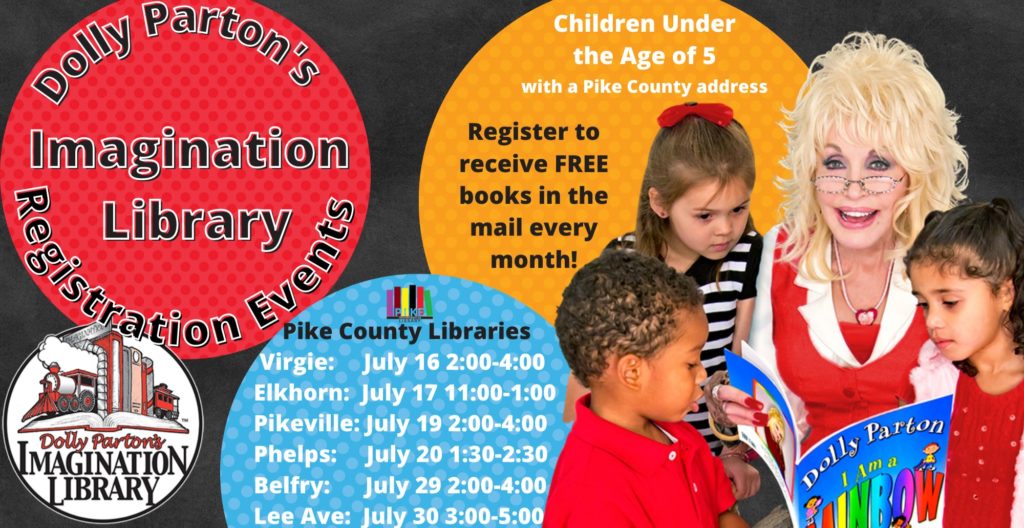 Dolly Parton’s Imagination Library Registration Events Visit Pikeville