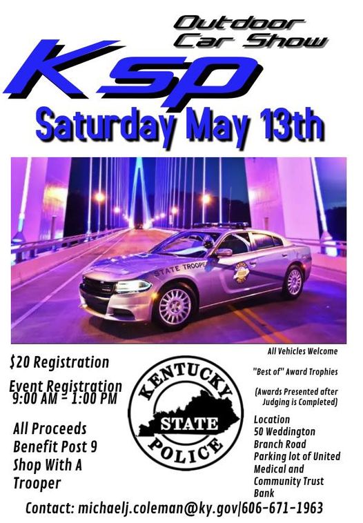 Outdoor Car Show KSP Visit Pikeville