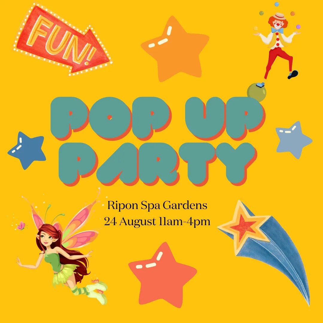 Pop up Party in Spa Gardens Visit Ripon