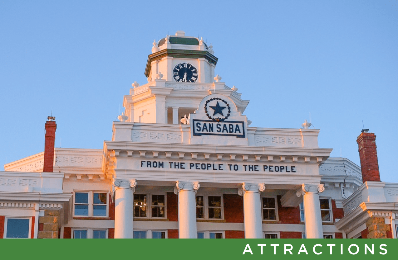 Businesses and Attractions Visit San Saba, Texas