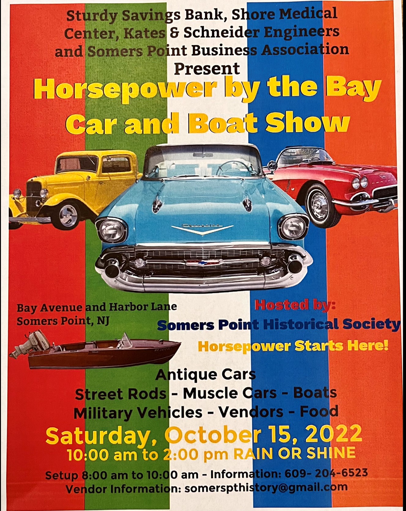 Horsepower by the Bay Car & Boat Show 2022 Visit Somers Point, NJ
