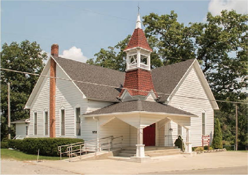 Nevada Mills United Methodist Church Map Location 9 Steuben County