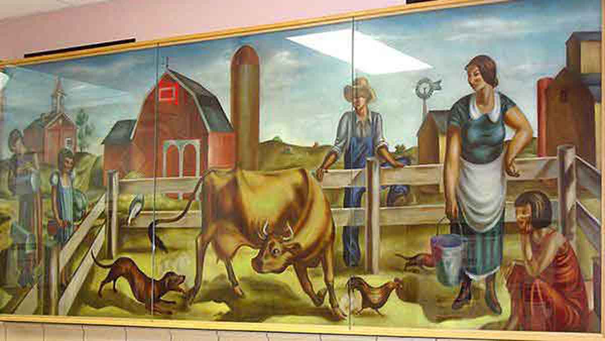 Post Office Mural Steuben County Tourism Bureau