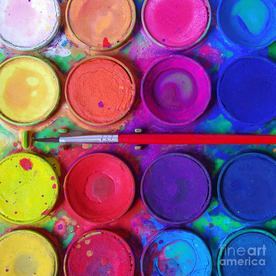 Playing with Paints at the Museum Visit Van Wert