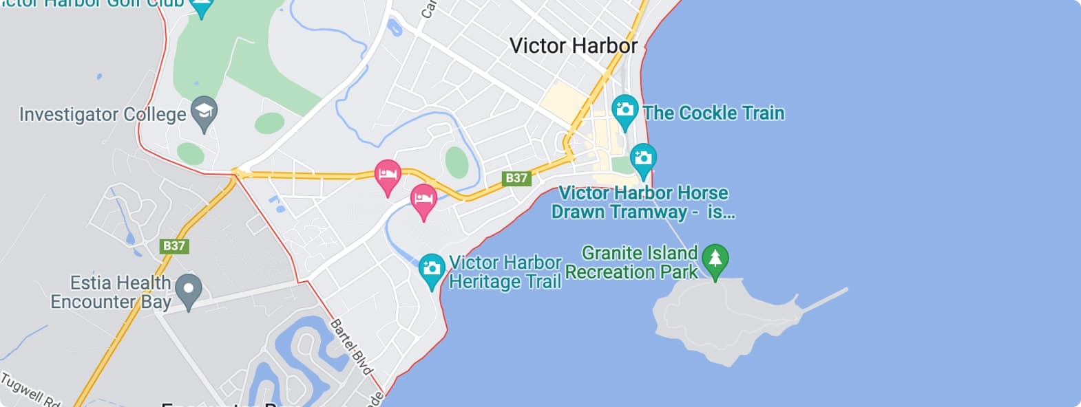 Victor Harbor Town Map Visit Victor Harbor