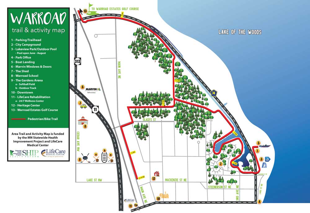 Warroad, Minnesota Biking Trails