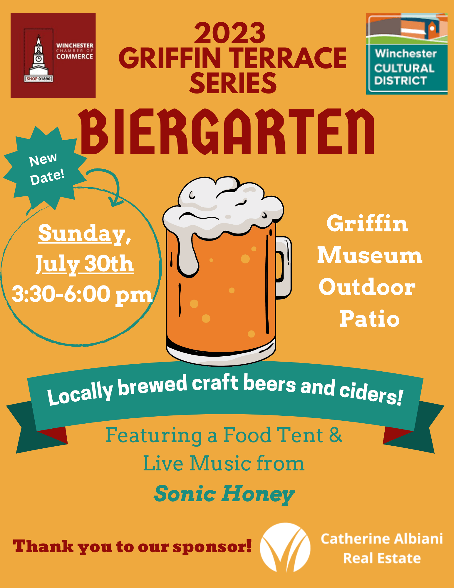 Griffin Terrace Series Beer Garden Visit Winchester MA