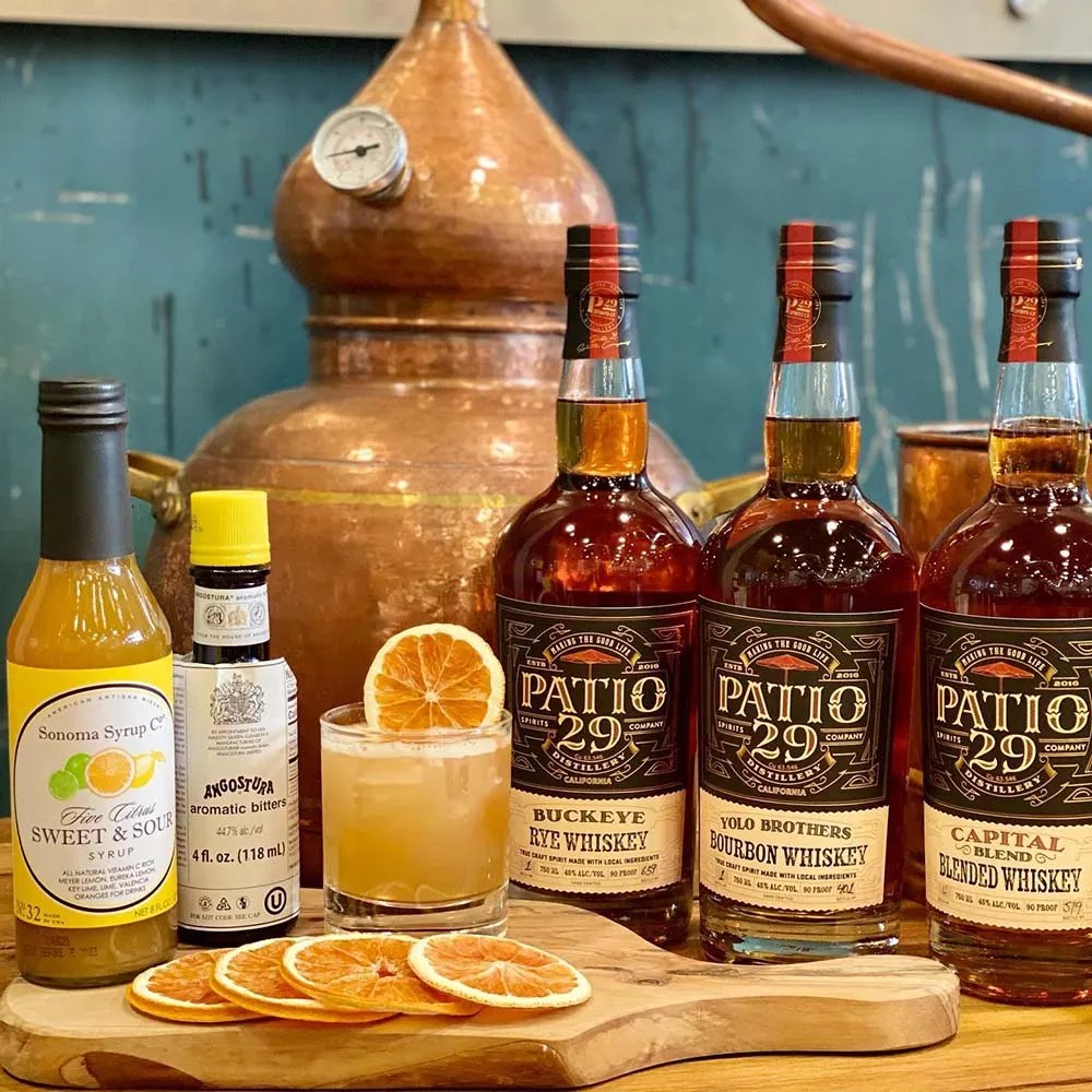 Patio29 Spirits Co. Visit Yolo County California, Davis, Winters, Clarksburg, Capay Valley