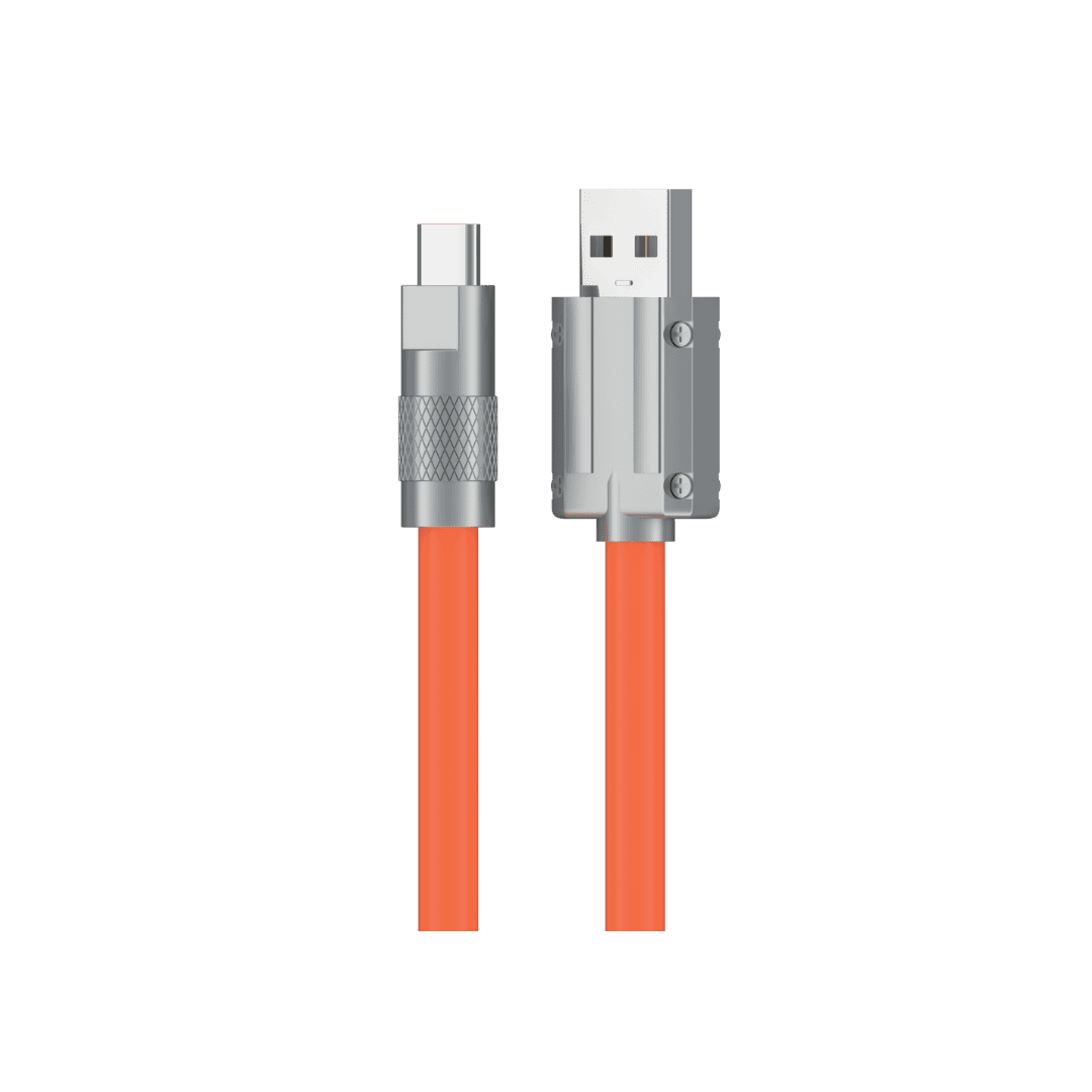 Vismac RHINO 120 Watt USBA to TypeC Fast Charging & Sync Cable