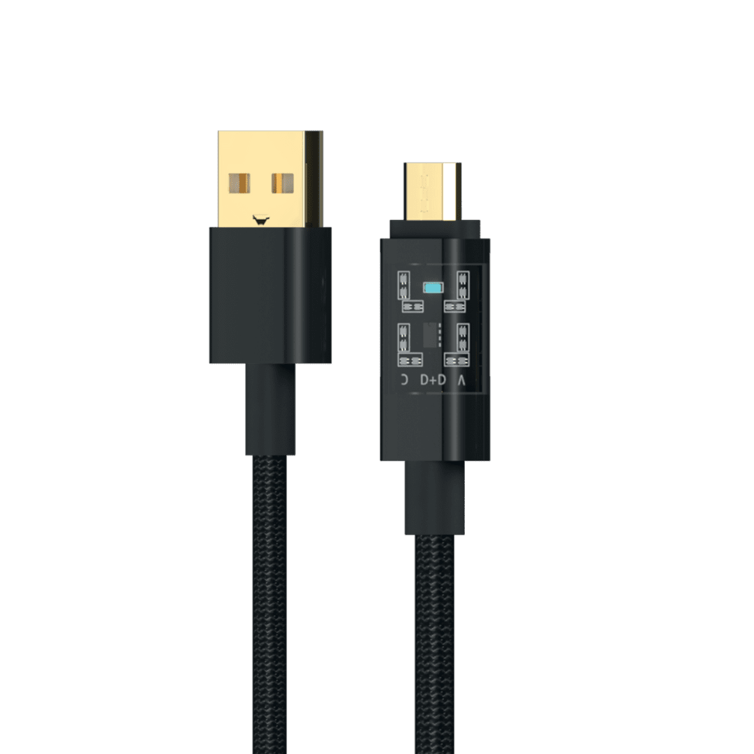 Vismac HUSKY 3A Mobile Charger with Included TypeC Cable ( Dual Port )