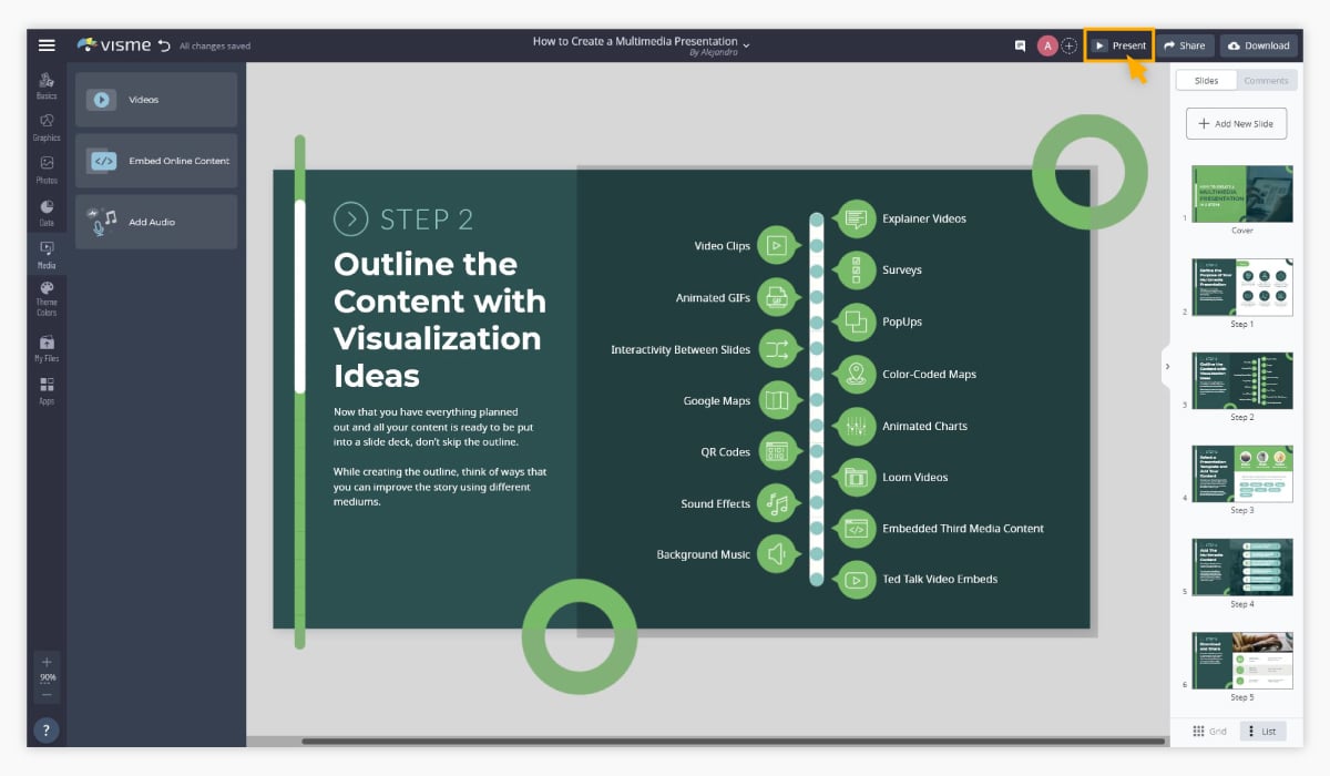 How to Make a Video Presentation With Audio in 8 Steps LaptrinhX