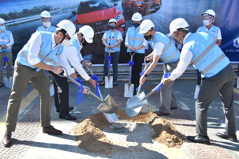 Yuchengco Group breaks ground for Geely Manila dealership VISOR.PH