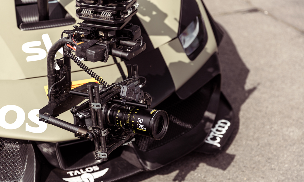 This camera rig is based on a Ferrari race car VISOR.PH