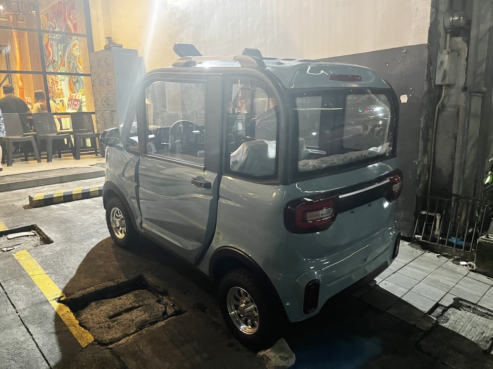 The small ChangLi Mini EV is perfect for a village VISOR.PH