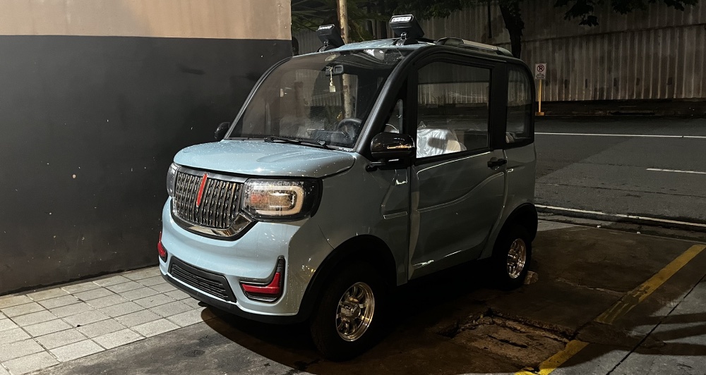 The small ChangLi Mini EV is perfect for a village VISOR.PH