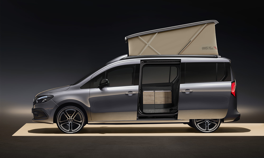 MercedesBenz unveils electric Marco Polo camper van concept VISOR.PH