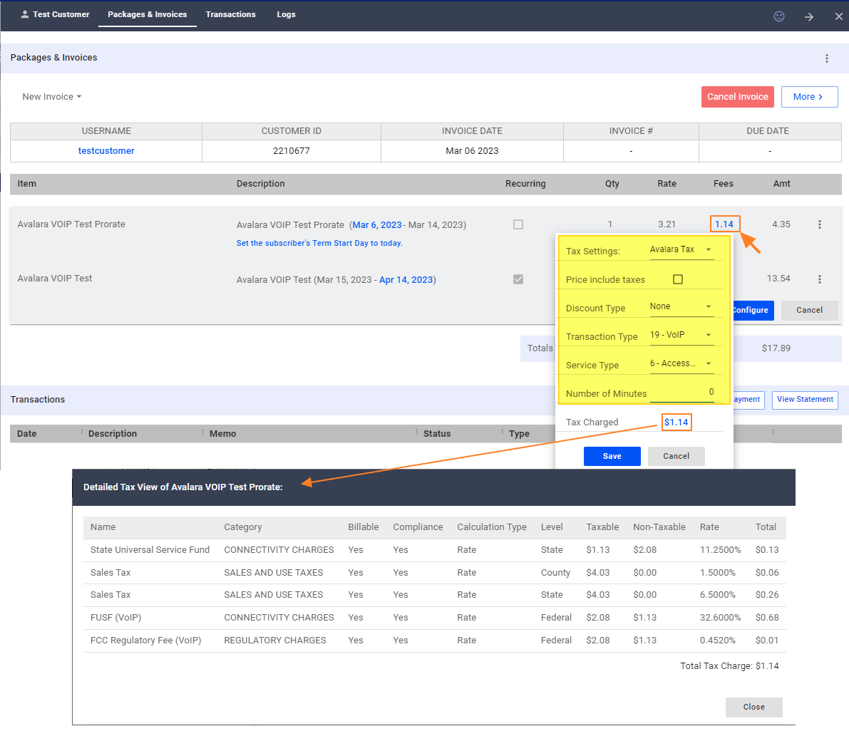 VISP Help Documentation Avalara Activation and Setup