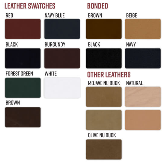 Materials and Swatches Vista Leather