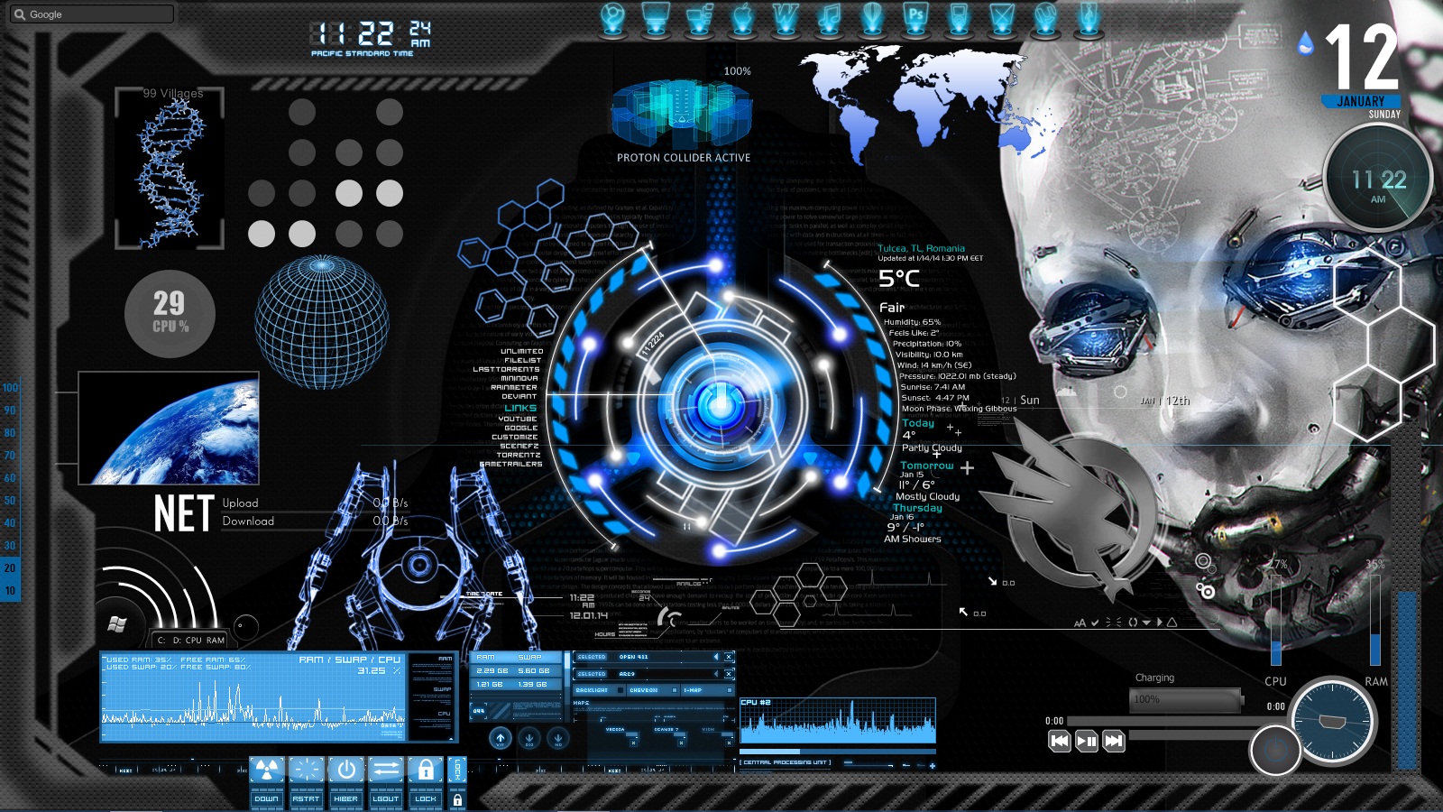 Rainmeter wallpapers, Technology, HQ Rainmeter pictures