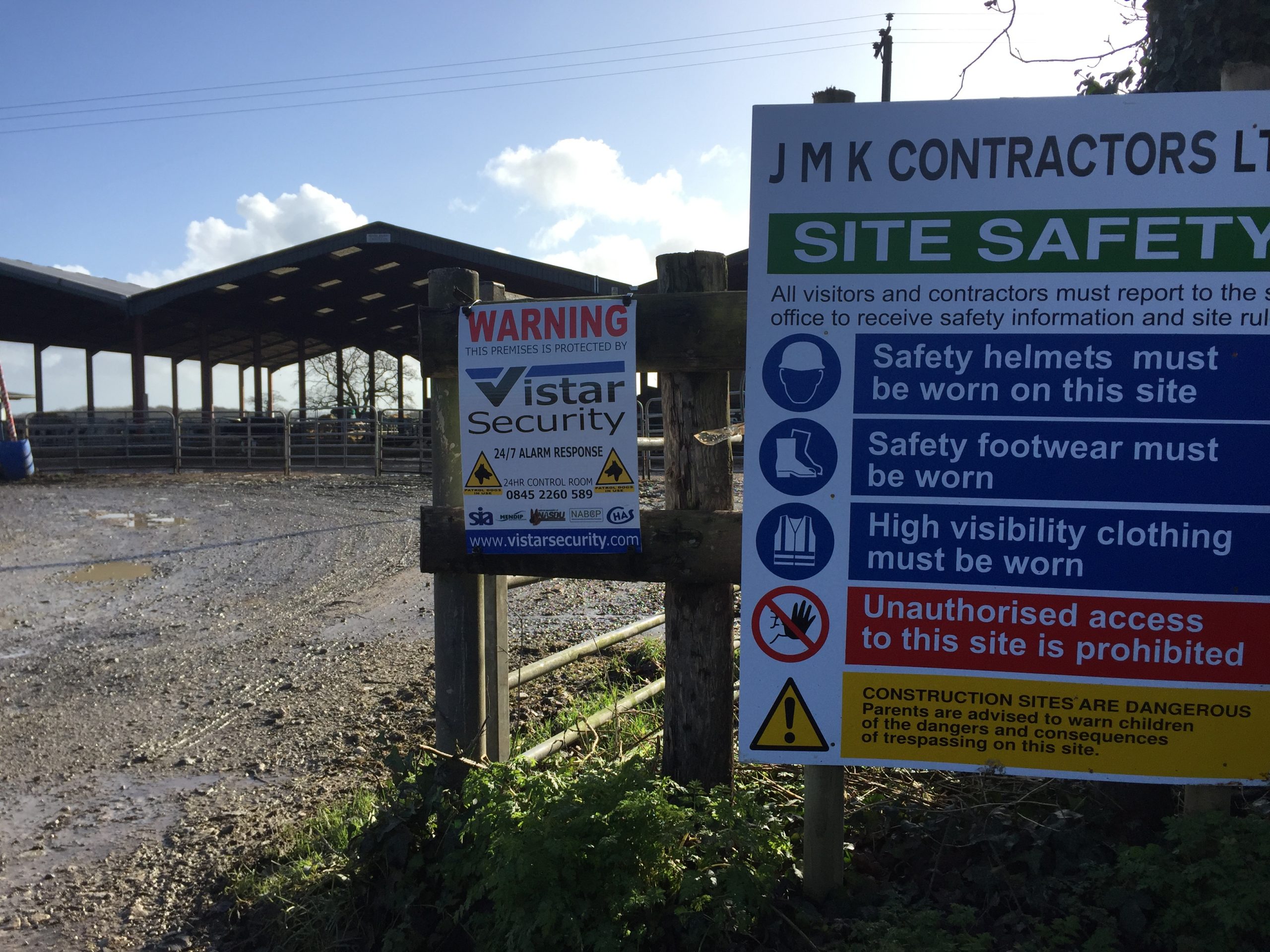 Construction Site Security Vistar Security