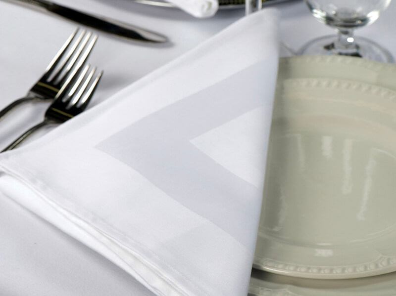 8375 Satin Band Napkin, 100 Cotton Vista Textiles