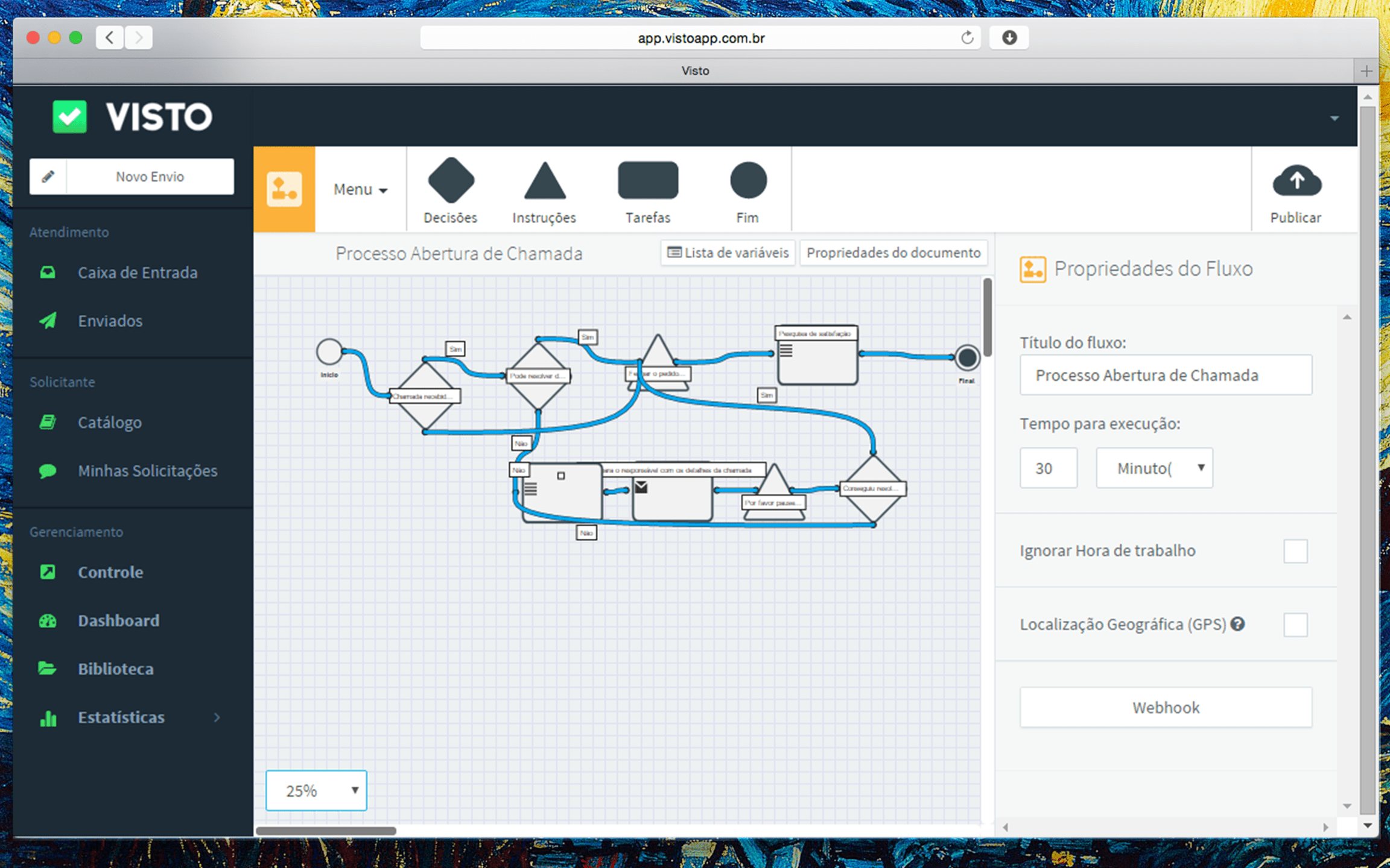 Visto Modelo gratuito de processo de help desk para TI