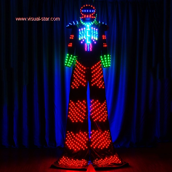 led robot for events,led robot costume,led robot for parties