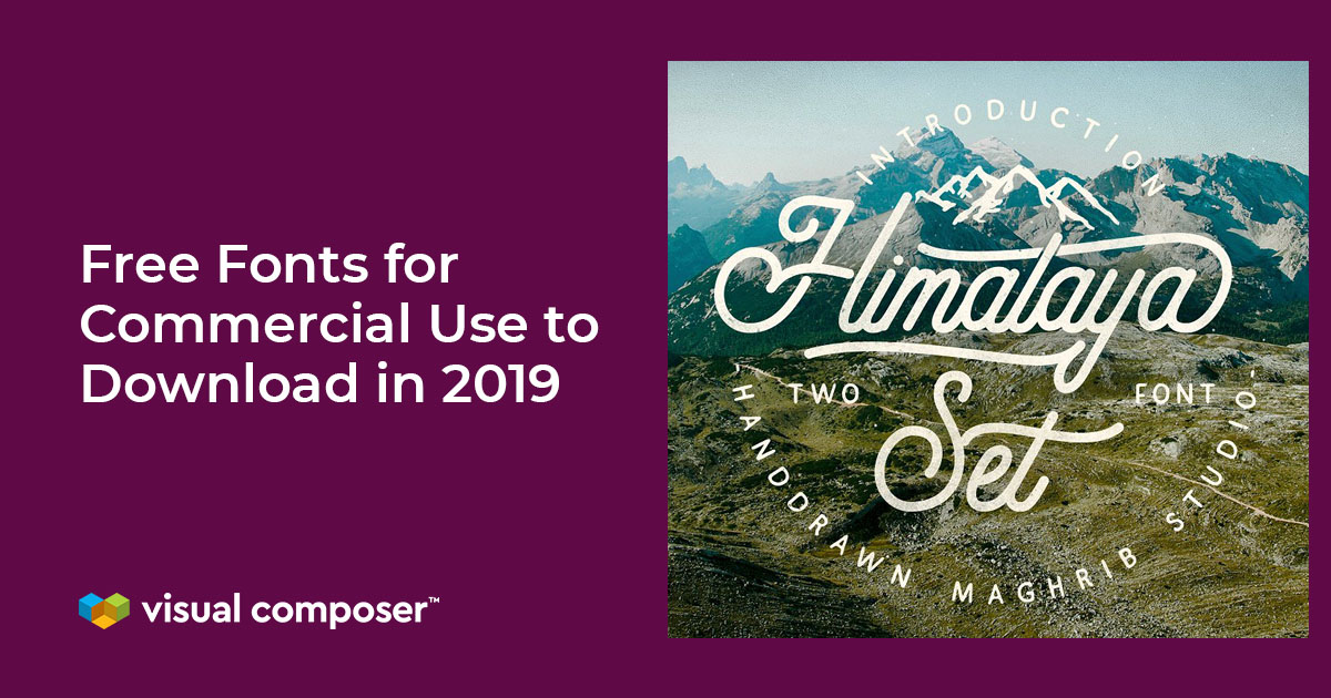 Free Fonts For Commercial Use To Download In 2019