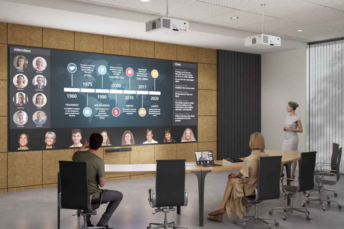 Projection in meeting rooms is the technology on the brink of a