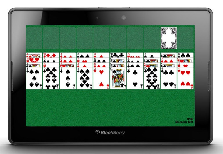 Aplicaciones BlackBerry! Solitaire HD para BlackBerry PlayBook, juegos