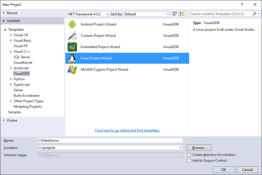 Using Cmake With Visual Studio