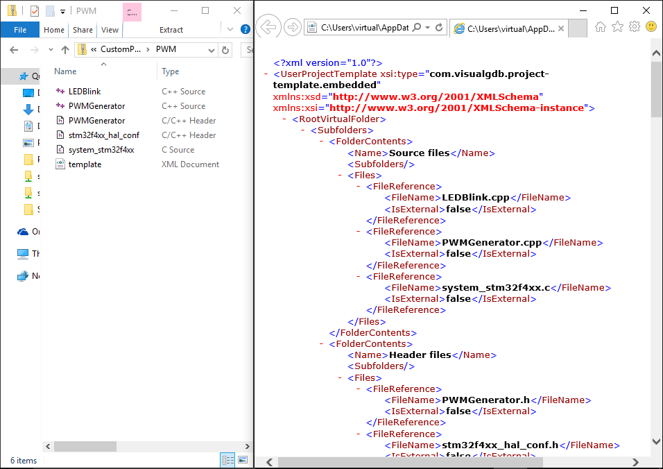Using Project Templates for Embedded Projects VisualGDB Tutorials