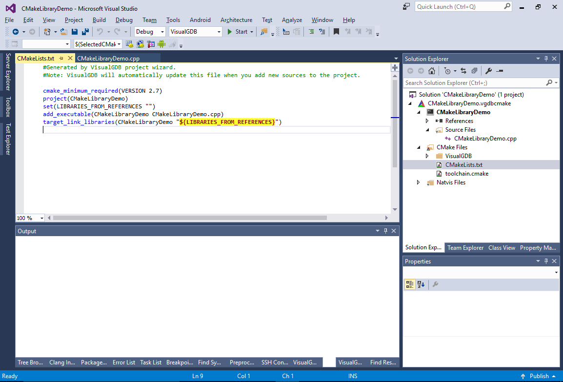 Organizing and Reusing C/C++ Library Projects with CMake VisualGDB