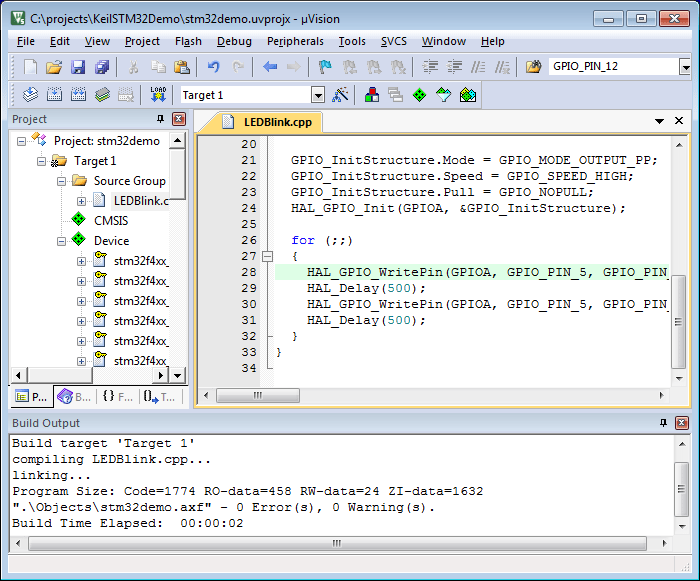 Developing Keil MDKARM Projects with VisualGDB VisualGDB Tutorials