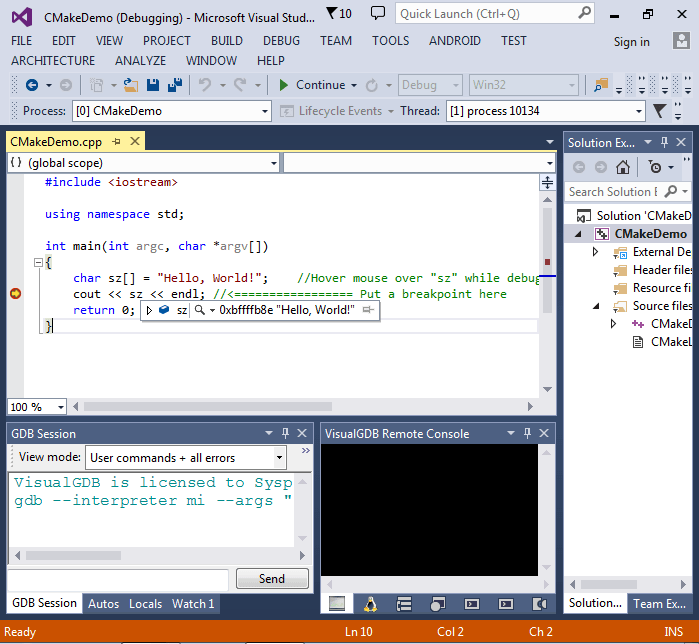 cmake使用笔记和Creating CMake Linux projects with Visual StudioCSDN博客