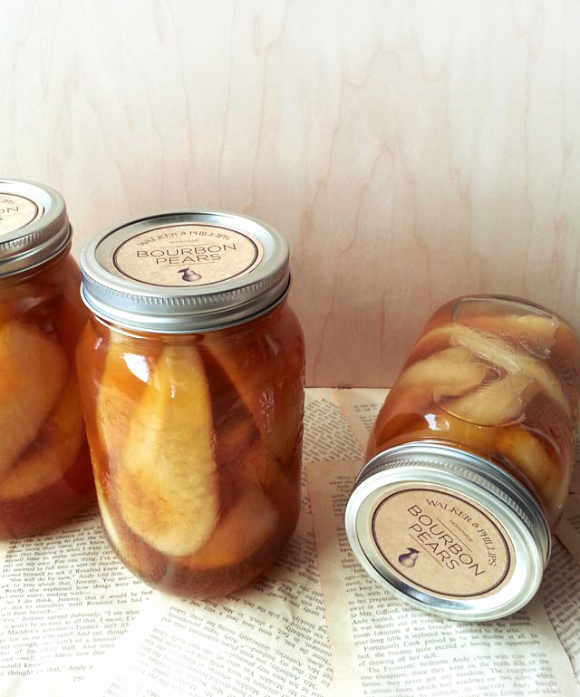 Recipe Adventure Vanilla Bourbon Pears • visual heart creative studio