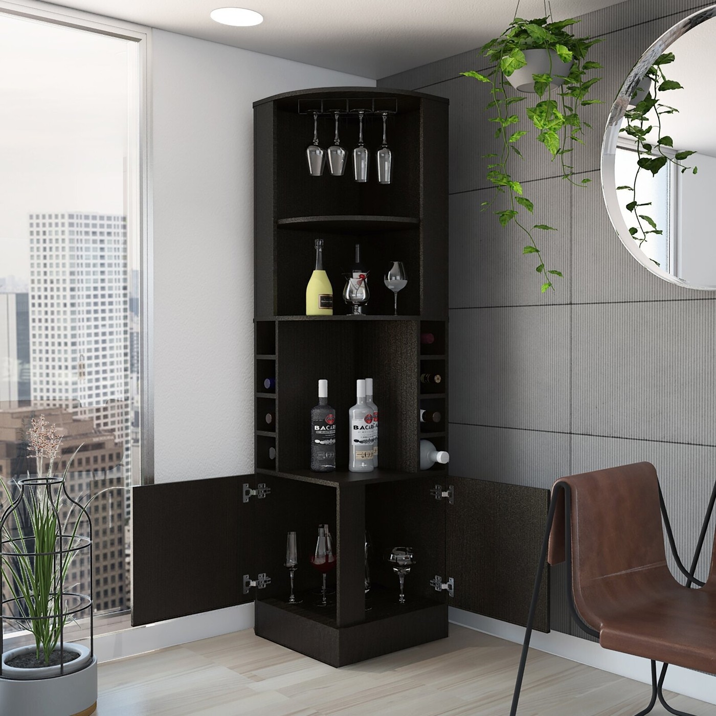 Corner Wine Rack VisualHunt