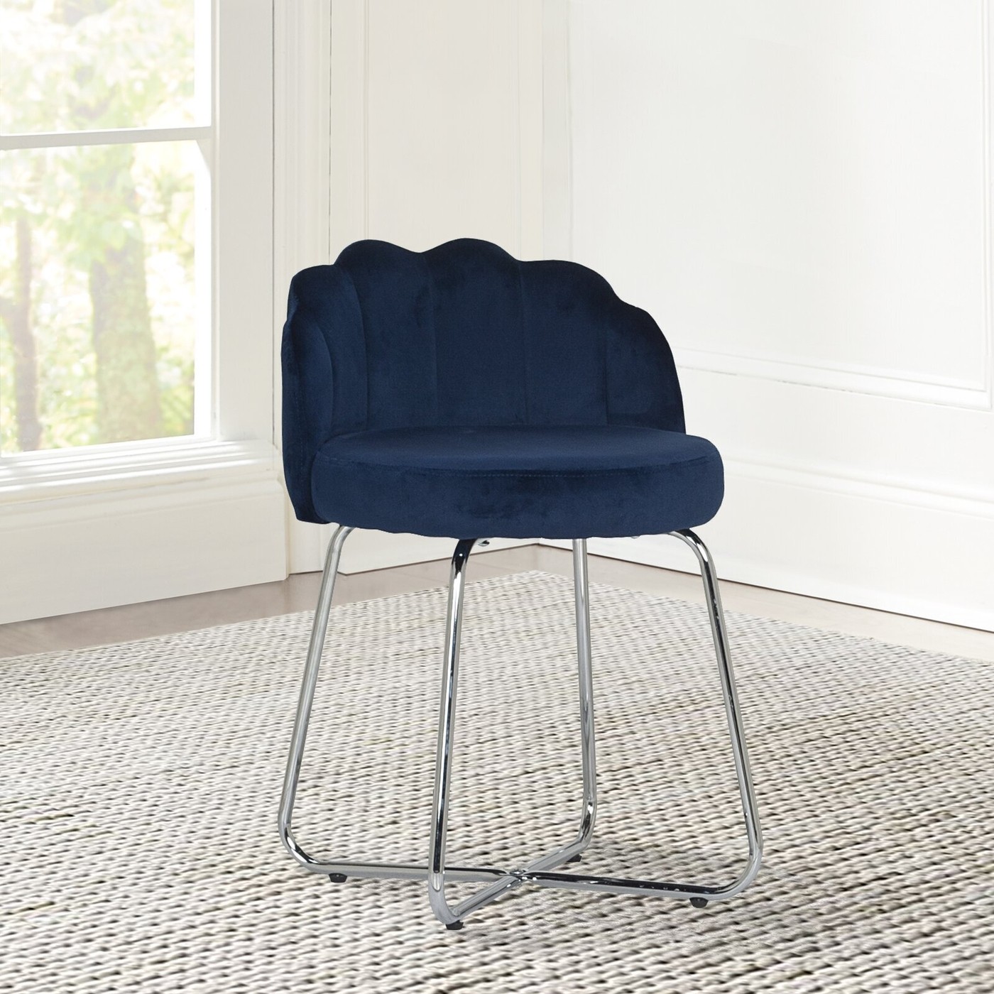 Vanity Chair with Back VisualHunt